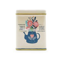 Plechová dóza Just love