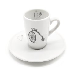 Espresso šálek Retro kolo