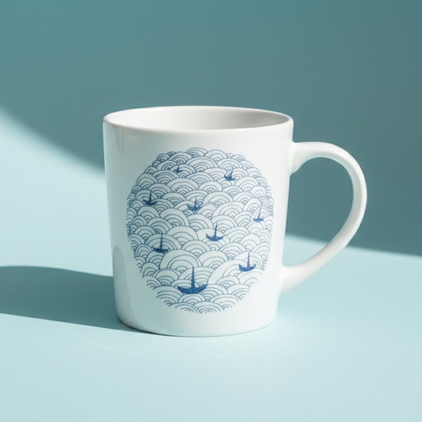 Hrnek Loďky na vlnách