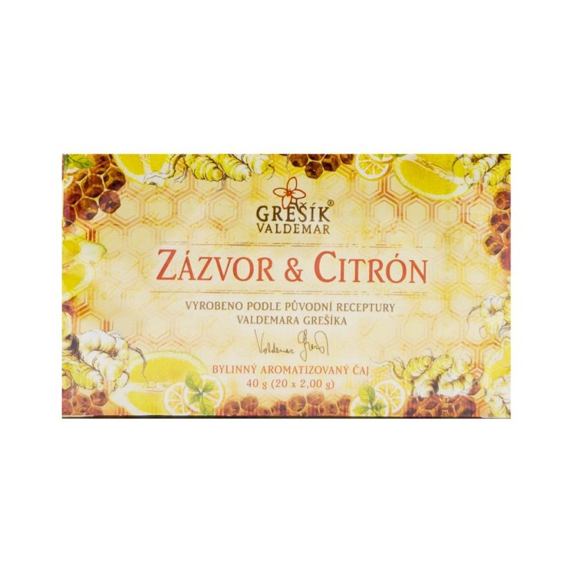Bylinný čaj Zázvor & Citrón
