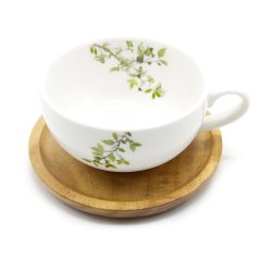 Espresso šálek Natura s podšálkem z akácie