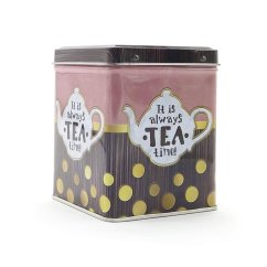 Plechová dóza Tea time