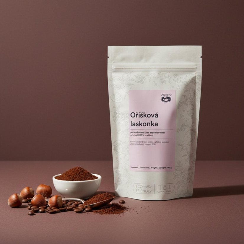Mletá káva Oříšková laskonka