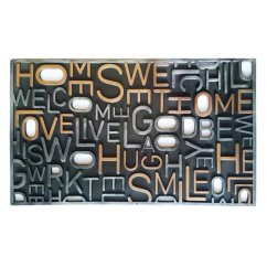 Gumová rohožka Písmena