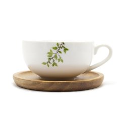 Espresso šálek Natura s podšálkem z akácie