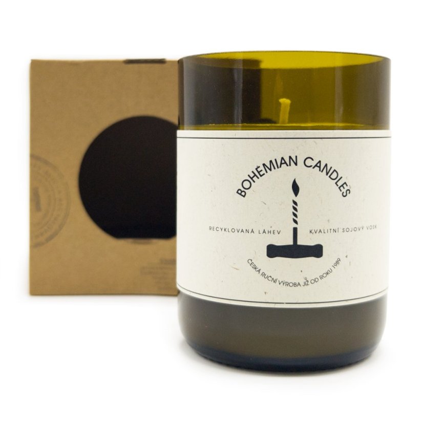 Svíčka ve vinné lahvi Sangria