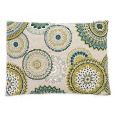 Pohankový polštář Zelená mandala