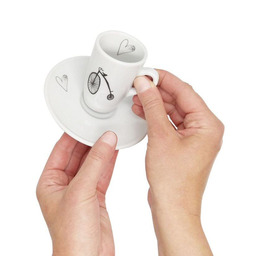 Espresso šálek Retro kolo