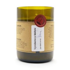 Svíčka ve vinné lahvi Champagne