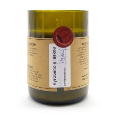 Svíčka ve vinné lahvi Sangria