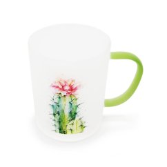 Skleněný hrnek Kaktus