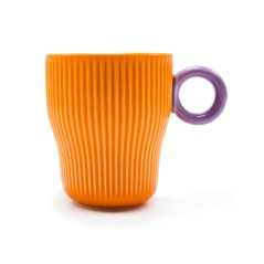 Hrnek Twist Orange & Purple