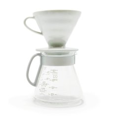 Hario V60 Dripper & Pot White