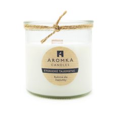 Sójová svíčka s dřevěným knotem Meduňka