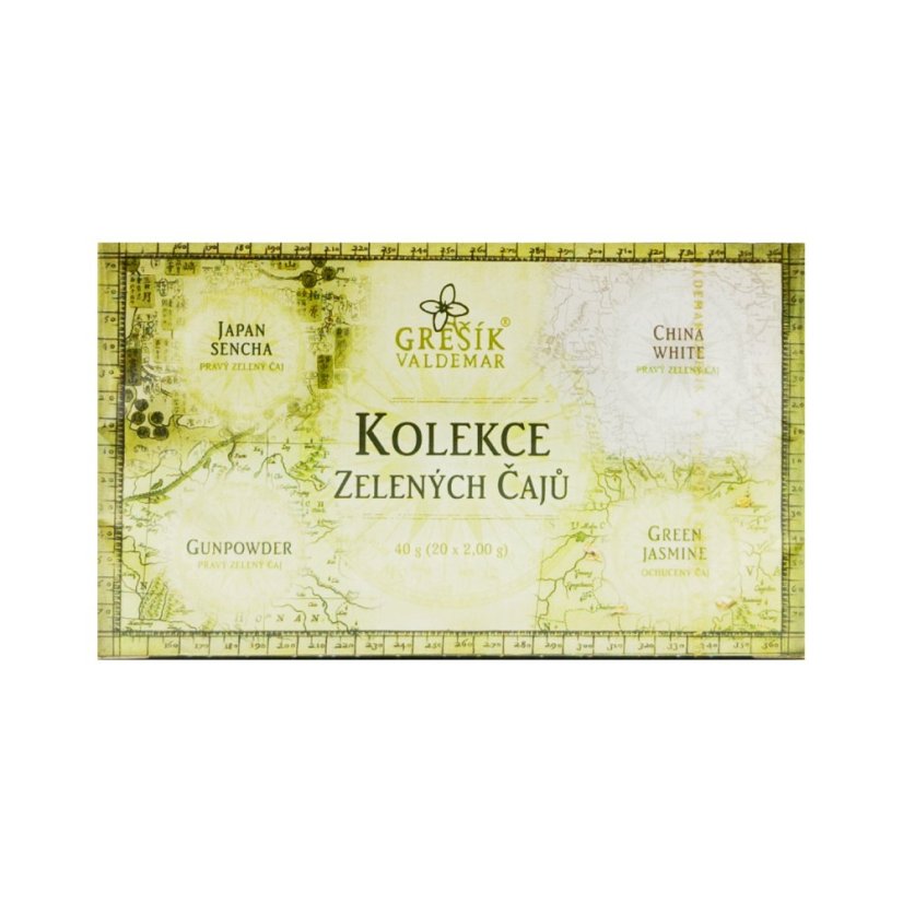 Kolekce zelených čajů