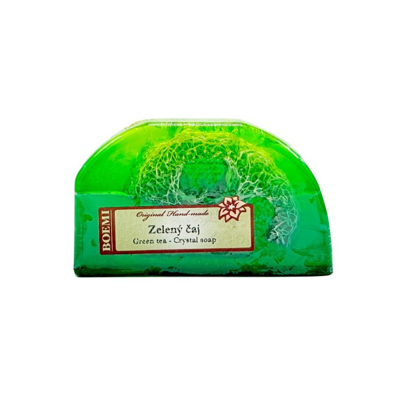 Mýdlo s lufou Zelený čaj