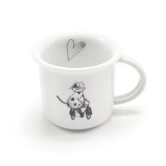 Moka hrnek Kočka na kole