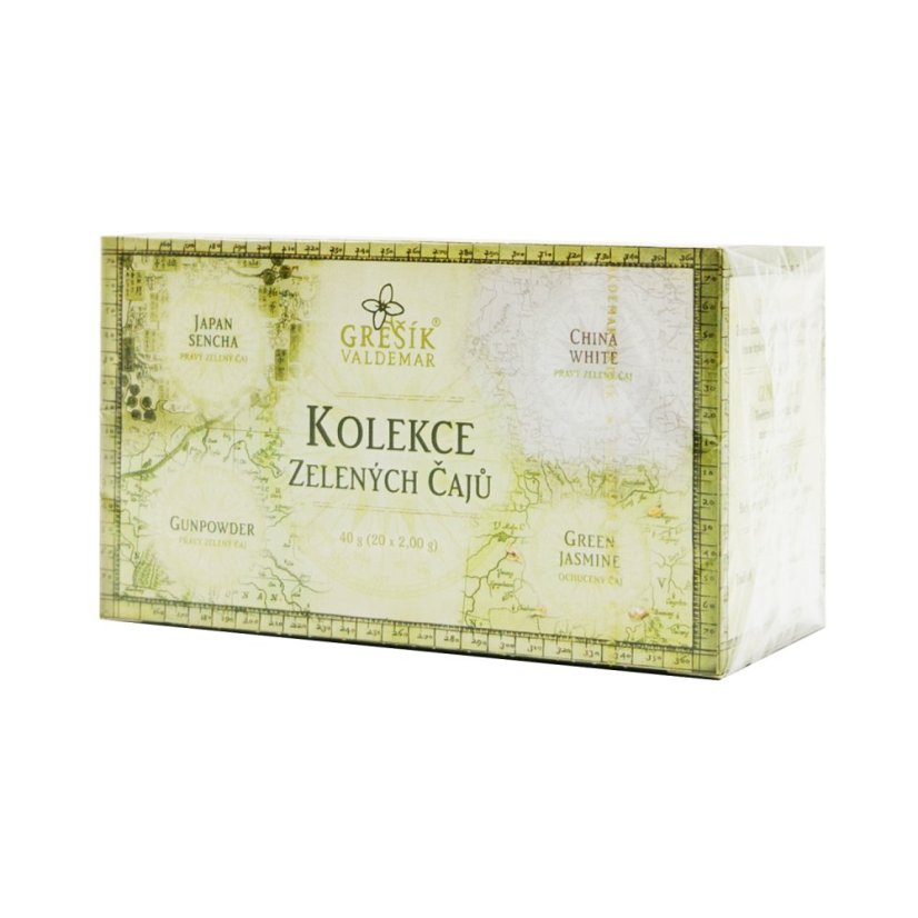Kolekce zelených čajů