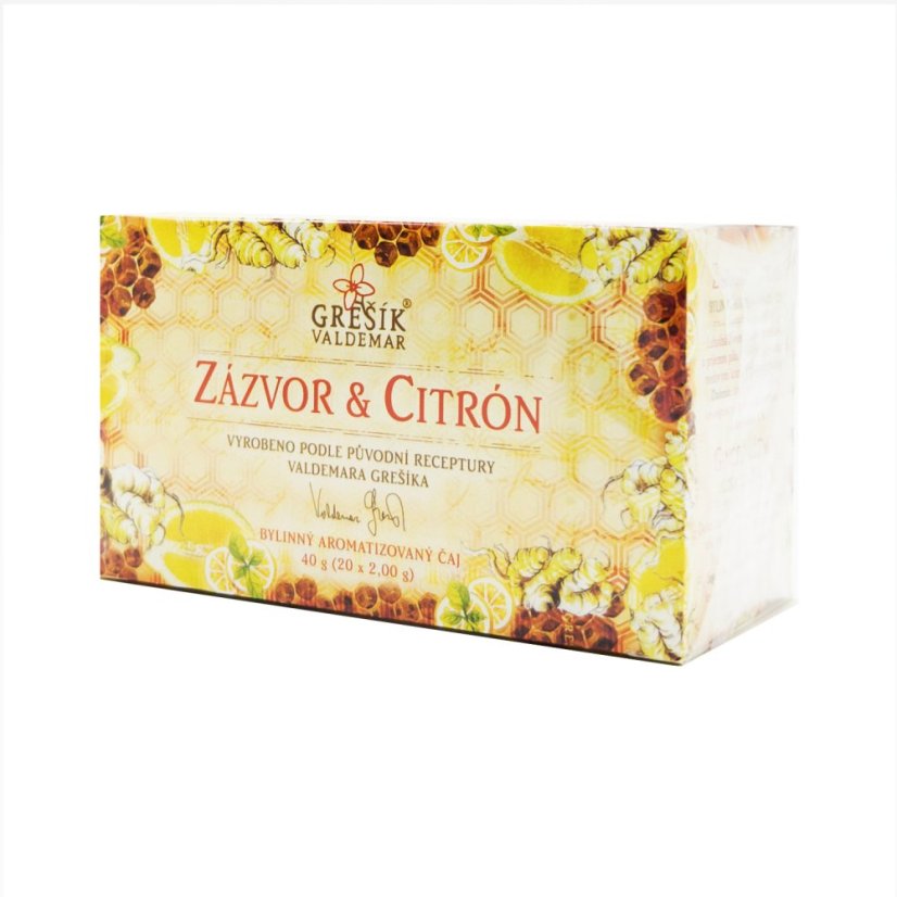 Bylinný čaj Zázvor & Citrón