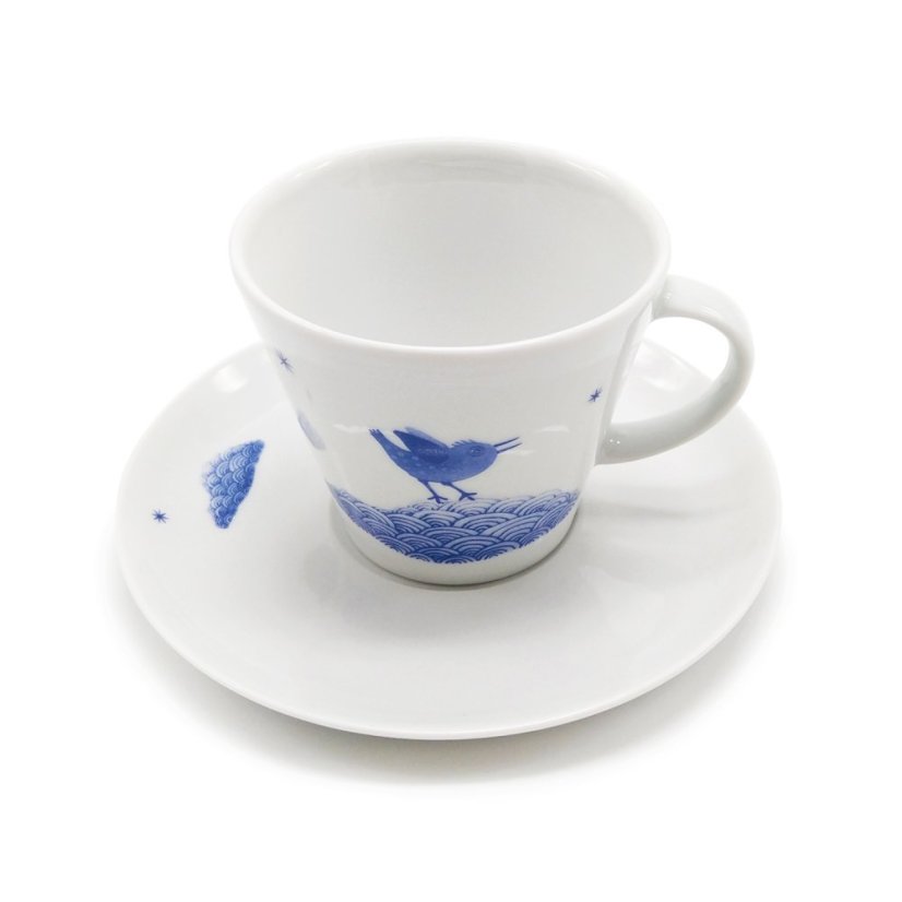 Šálek s podšálkem Na vlnách ptačí radosti