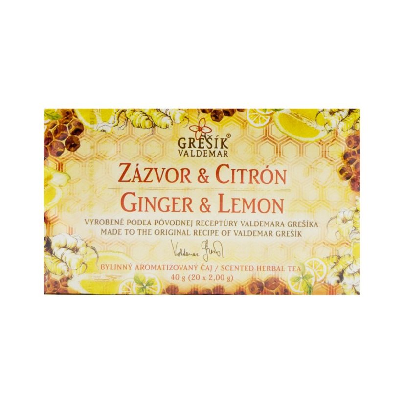 Bylinný čaj Zázvor & Citrón