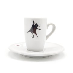 Espresso šálek Visící kočka