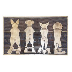 Gumová rohožka Čtyři psí mušketýři