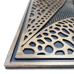 Gumová rohožka Listy