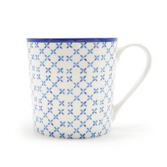 Hrnek Nordic blue tiles IV