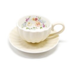 Béžový espresso šálek Royal Jardin