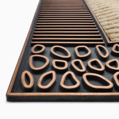 Gumová rohožka Struktury