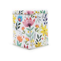 Plechová dóza Luční květiny