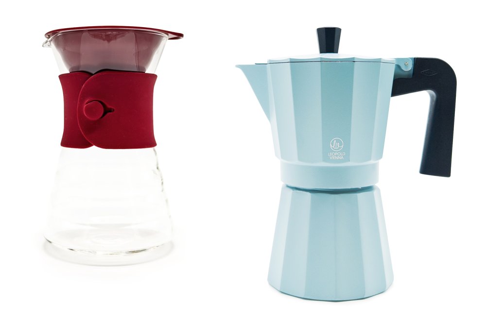 Hario V60 Drip Decanter a moka konvička Moshi